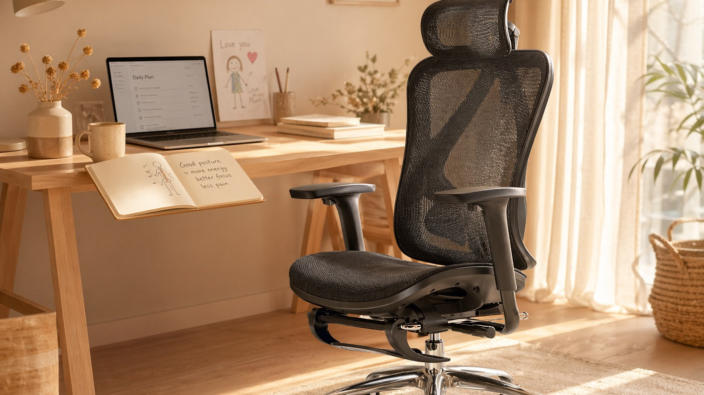 The science of comfort: How Sihoo supports the busy mum’s health
