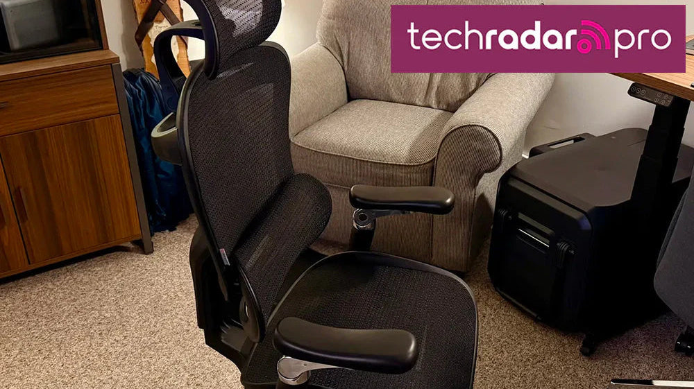 Sihoo Doro C300 Pro ergonomic chair featured in TechRadar Pro review for its comfort and design.