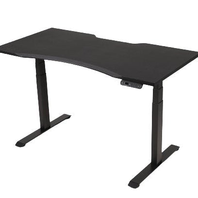 Carbon Fibre Pattern Black Height Adjustable Dual Motor 3 Stage Electric Sit Stand Desk - SIHOO AustraliaCarbon Fibre Pattern Black Height Adjustable Dual Motor 3 Stage Electric Sit Stand Desk