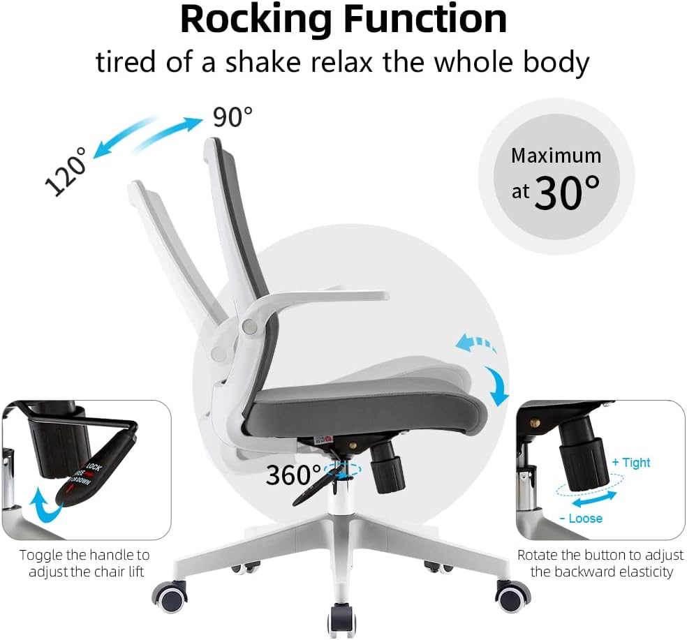 Sihoo M76 ergonomic chair rocking function in Australia helps relax your whole body after long hours of sitting