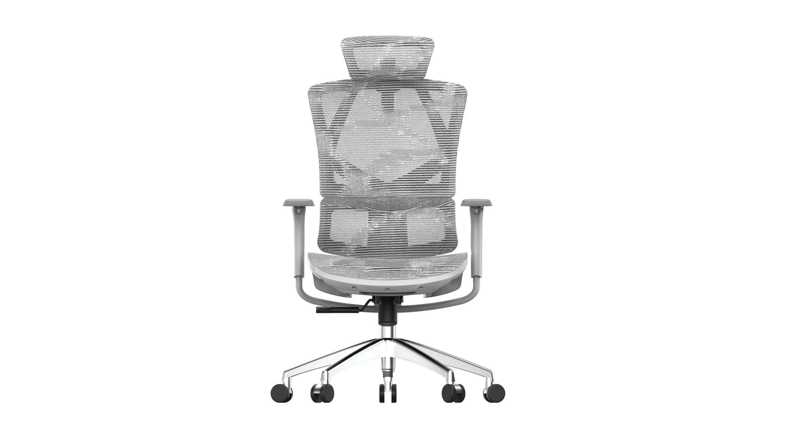 White Sihoo Vito M90 ergonomic chair in Australia shown from front view on white background, emphasizing ergonomic comfort and posture support