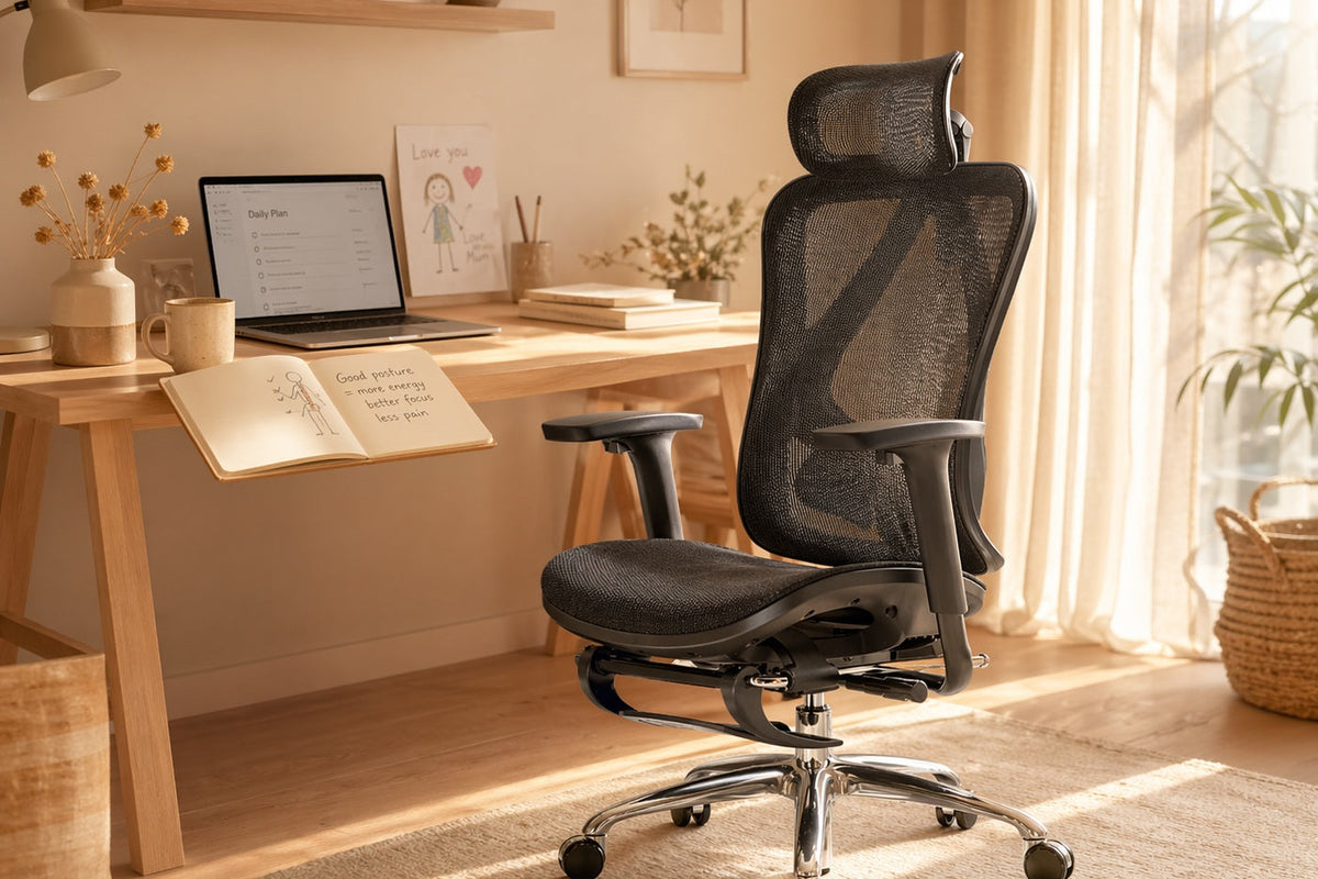 The science of comfort: How Sihoo supports the busy mum’s health