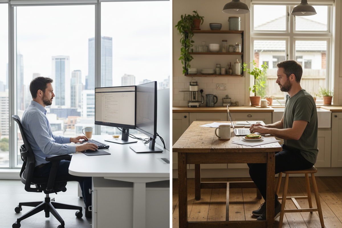 Hybrid Office Ergonomics Strategy: Managing Two Workplaces as One System