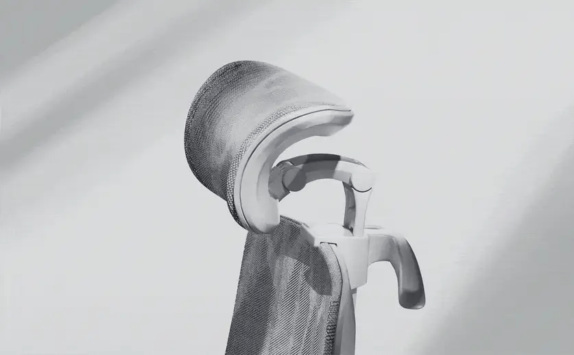 Double-jointed headrest, extra-precise neck support