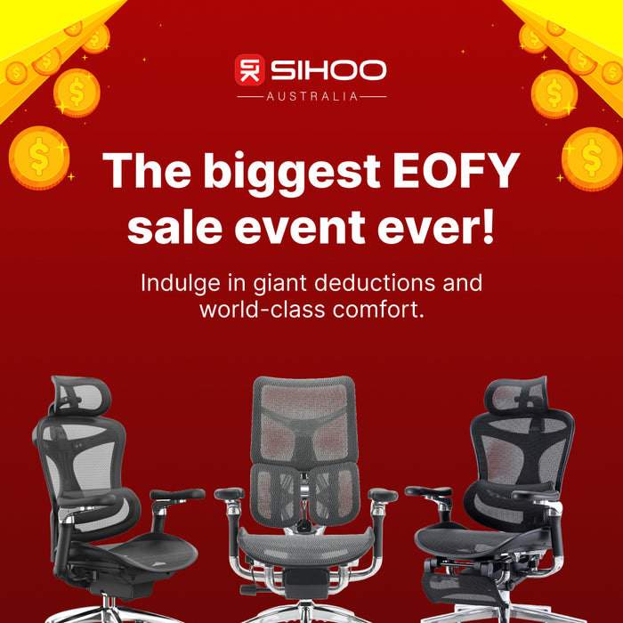 Use code EOFY30 for an extra $30 OFF selected ergonomic chairs