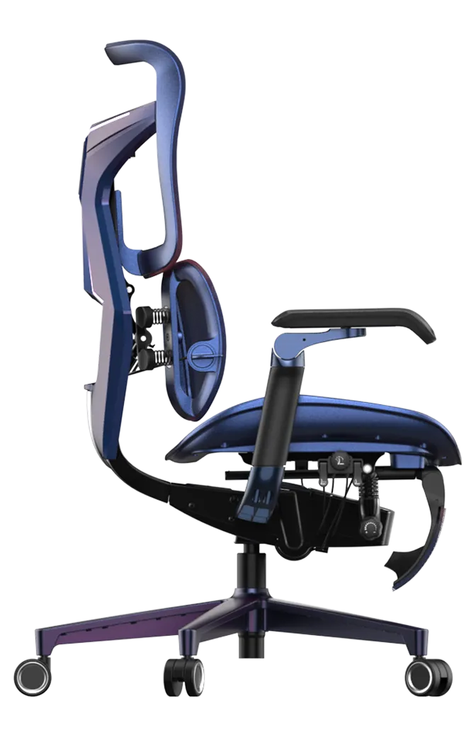 Right side view of an Xallking X3Pro ergonomic gaming chair in Australia on a transparent background