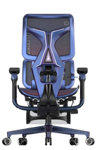 Back view of a Xallking X3Pro ergonomic gaming chair in Australia on a transparent background