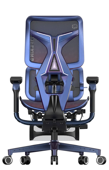 Back view of a Xallking X3Pro ergonomic gaming chair in Australia on a transparent background