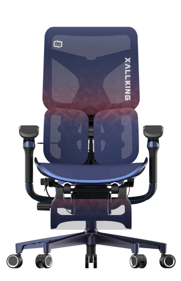 Front view of a Xallking X3Pro ergonomic gaming chair in Australia on a transparent background