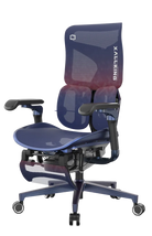 Semi-side front left view of an Xallking X3Pro ergonomic gaming chair in Australia on a transparent background