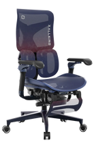 Semi-side front right view of an Xallking X3Pro ergonomic gaming chair in Australia on a transparent background