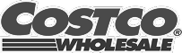 Costco wholesale logo with bold grey design featuring ergonomic chair in Australia