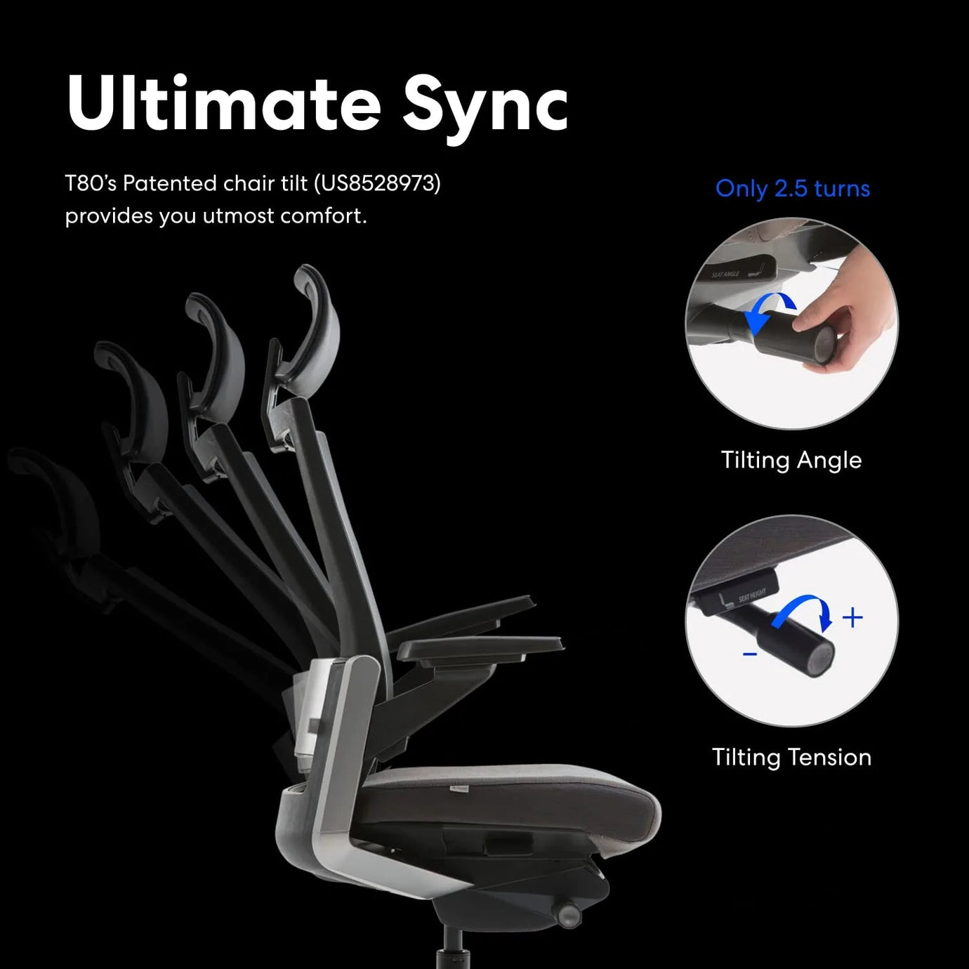 FURSYS SIDIZ T80 ZIEL Executive Office Desk Chair SIHOO Australia