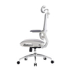 Side view of the white Sihoo M59 Pro ergonomic chair.
