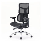 Angled view of the black S100 ergonomic chair.