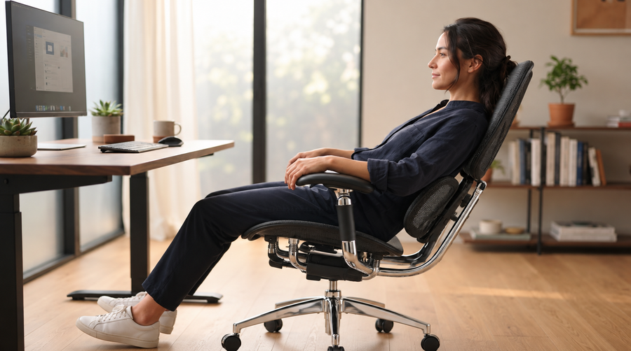 The recline, in motion